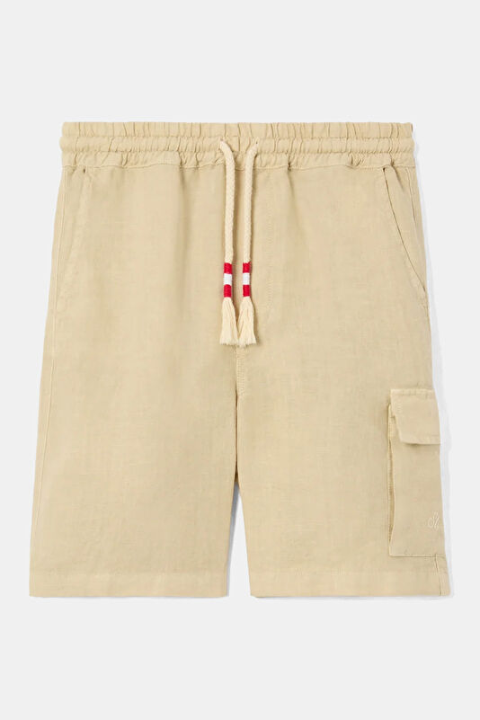 Beige Kids Shorts