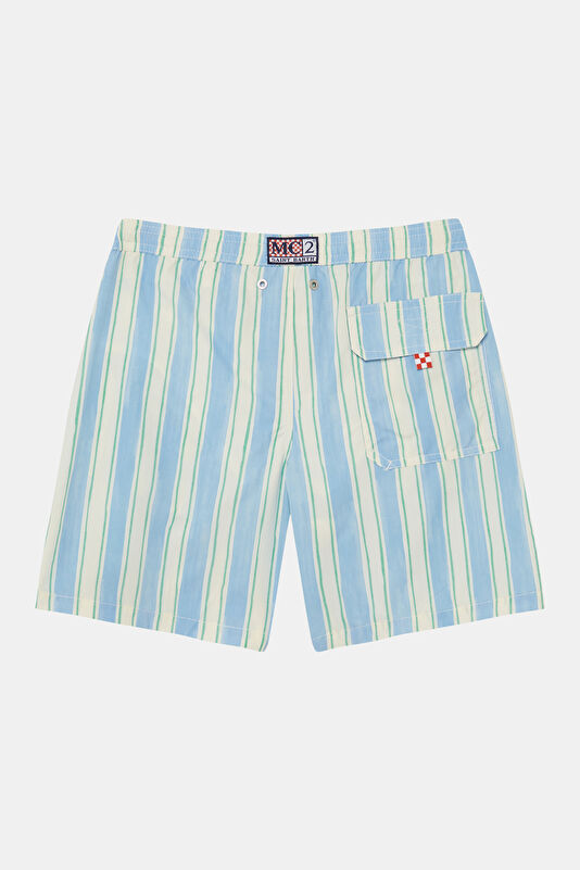 Children's Light Blue Patterned Shorts 2