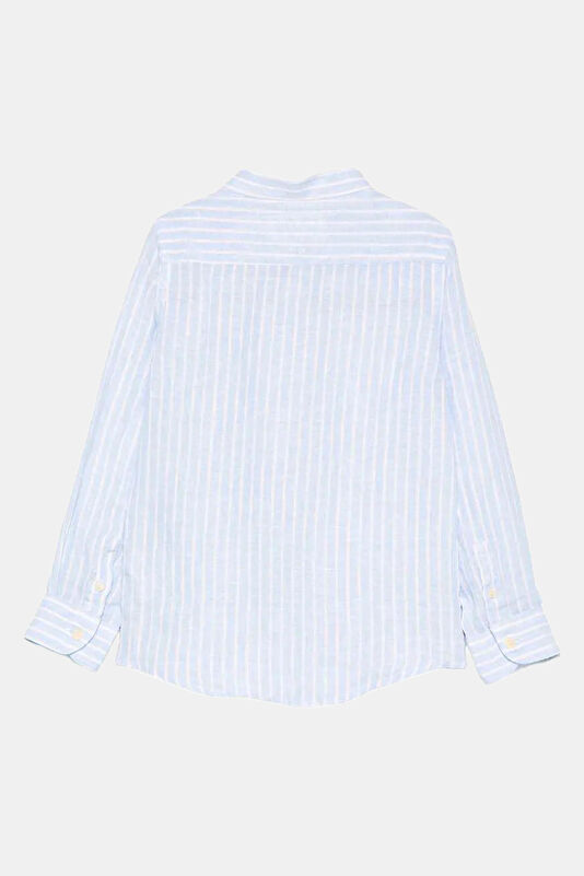 Blue Patterned Kids Shirt 2