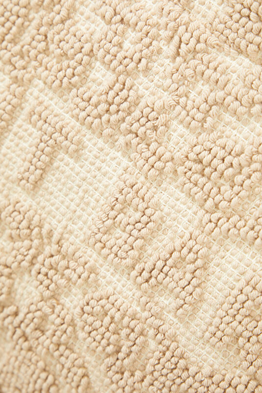 Tufting Bej Desenli Çanta 4