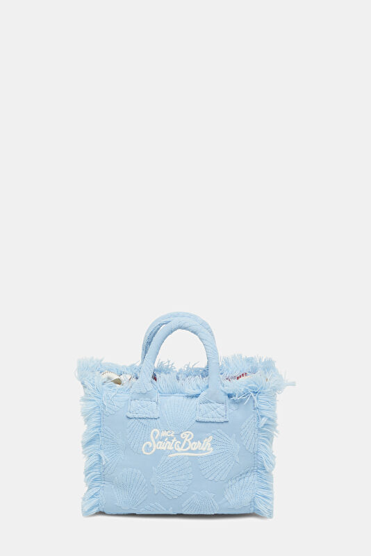 Vanity Mini Sponge Light Blue Patterned Bag 4