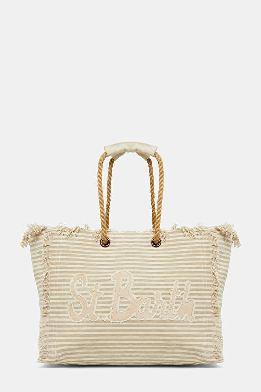 Beige Patterned Bag 3