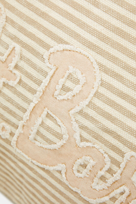 Beige Patterned Bag 4