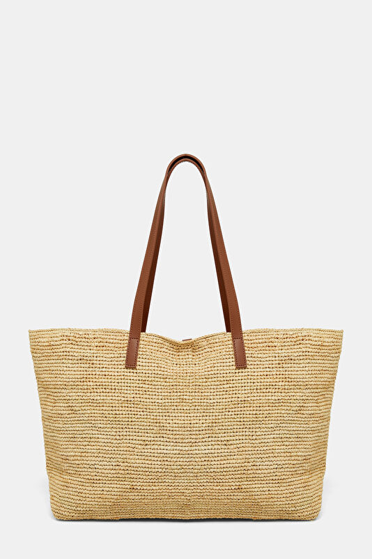 Beige Patterned Bag 3