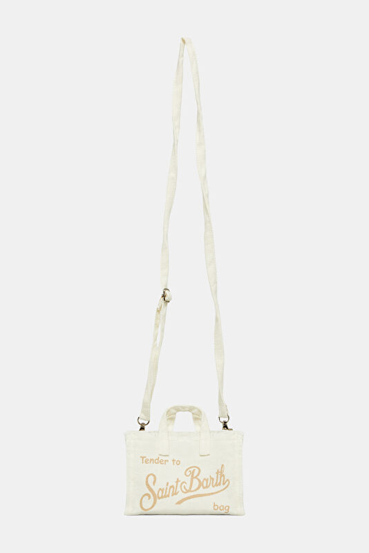 White Patterned Bag
