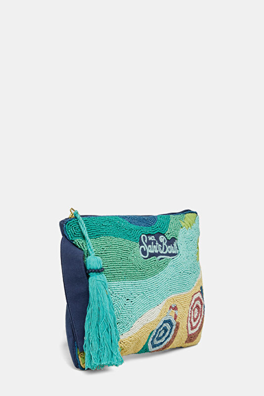 Turquoise Patterned Bag 2
