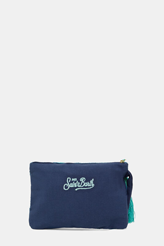 Turquoise Patterned Bag 3
