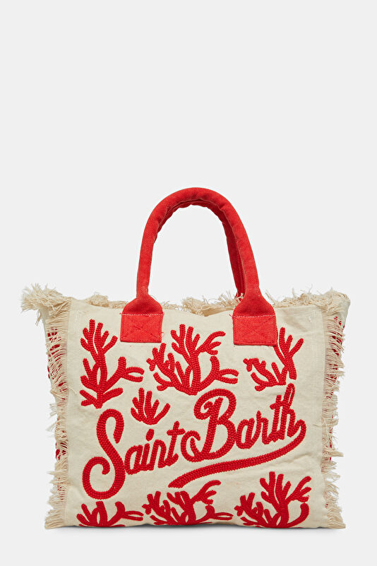 White Patterned Bag