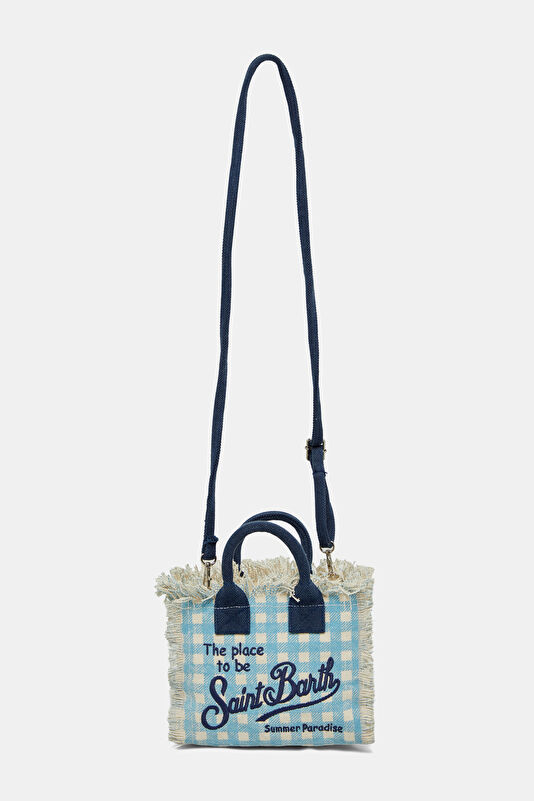 Blue Patterned Bag