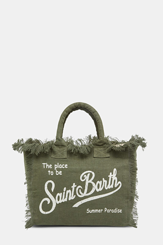 Khaki Patterned Bag