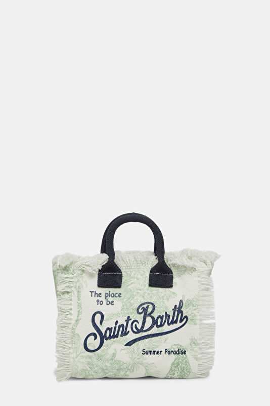 Vanity Mini Green Patterned Bag 4