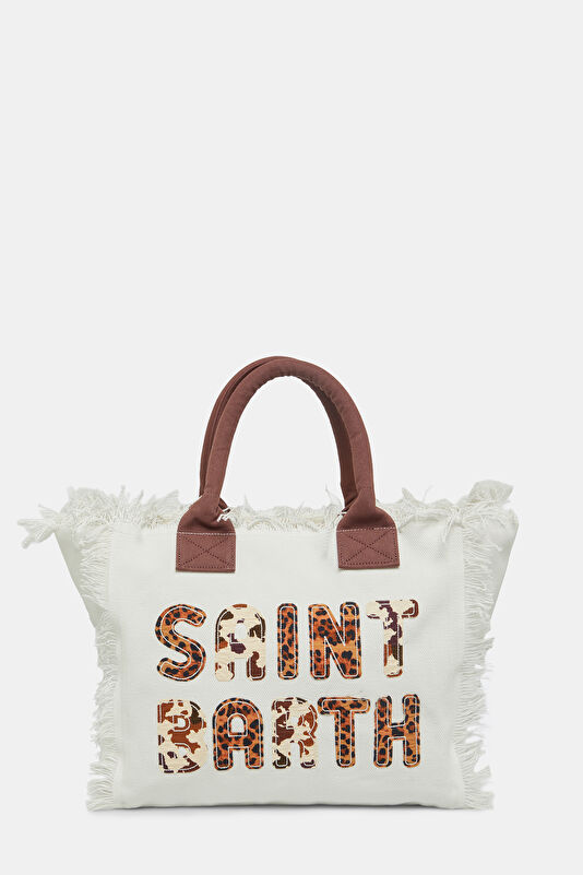 White Patterned Bag