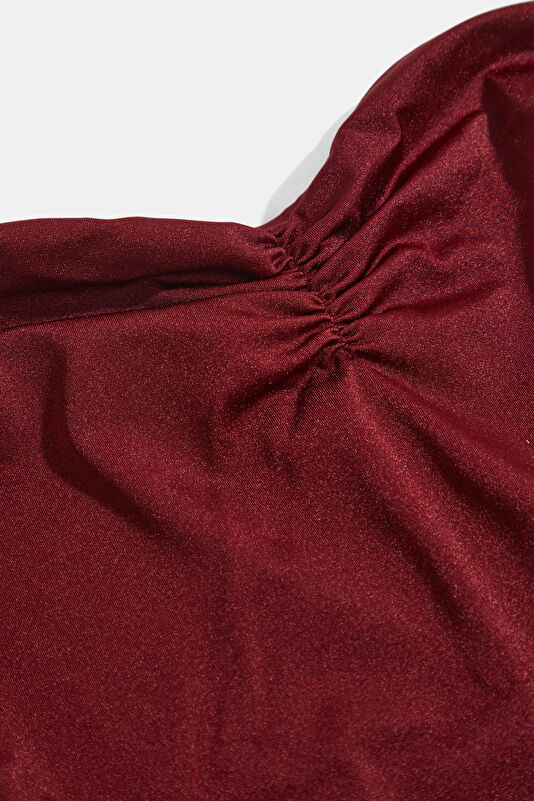 Burgundy Women's Swimsuit 3
