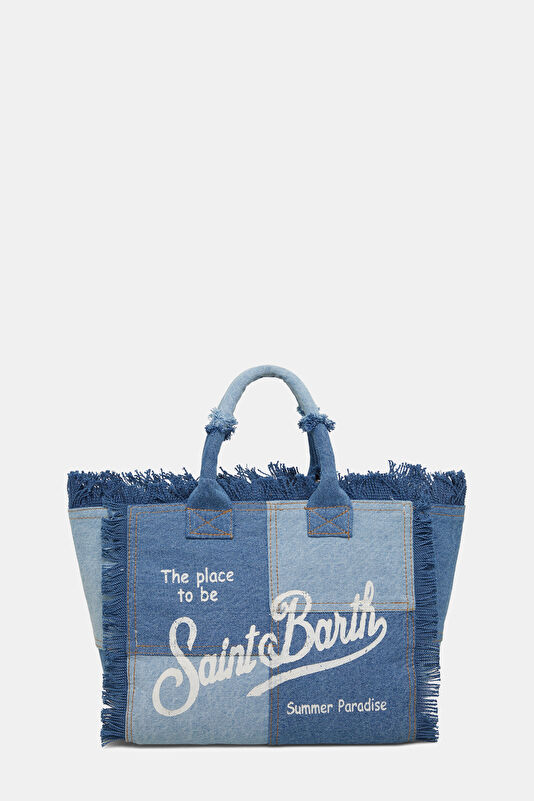 Dark Blue Pattern Bag 4