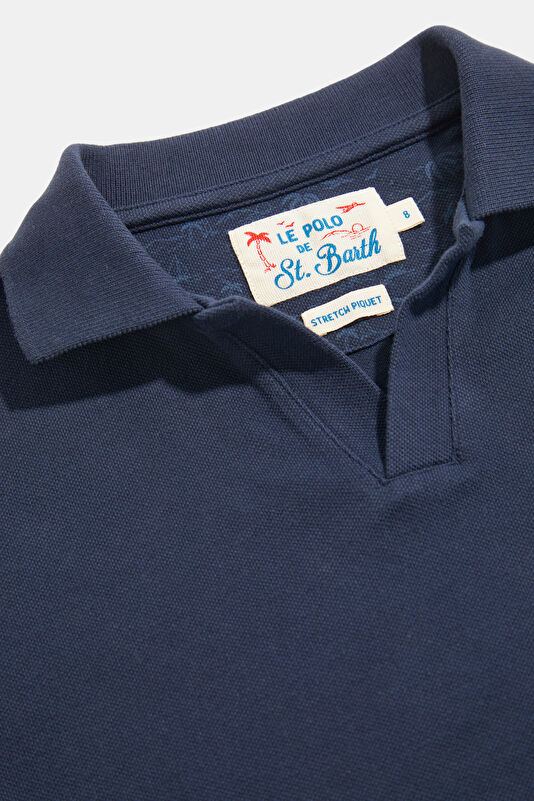 Navy Blue Regular Size Children's T-Shirt 3