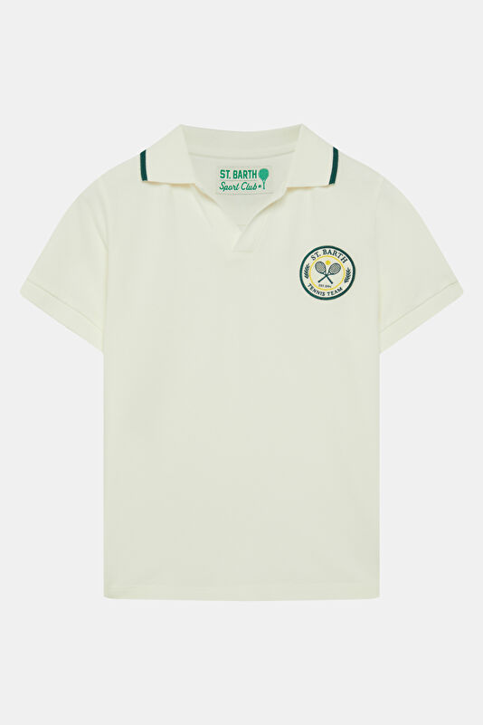 Krem Regular Baskılı Çocuk T-Shirt