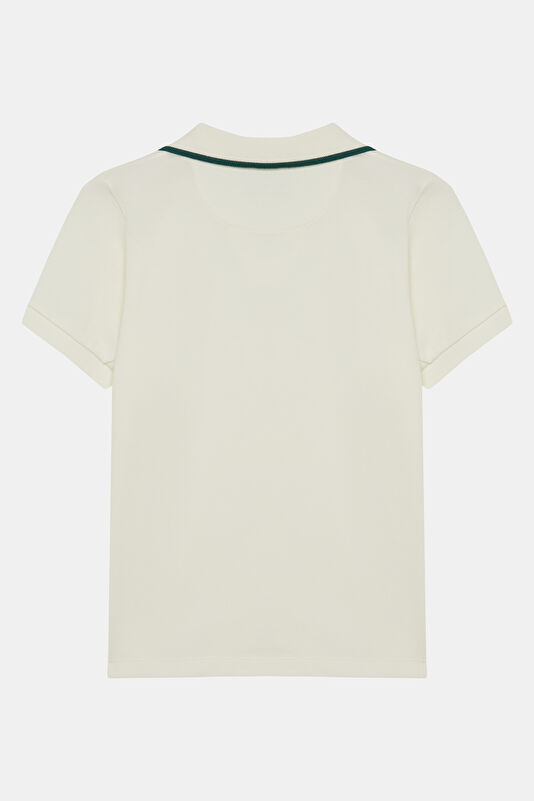 Cream Regular Size Printed Children's T-Shirt 2