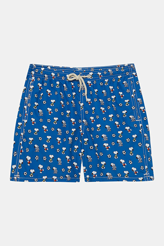 Blue Patterned Children's Shorts