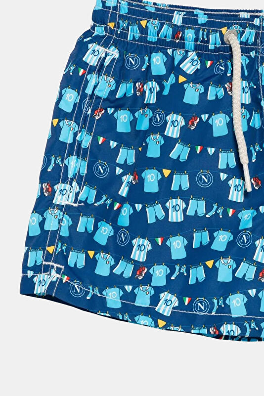 Multicolored Patterned Kids Swimsuit 2