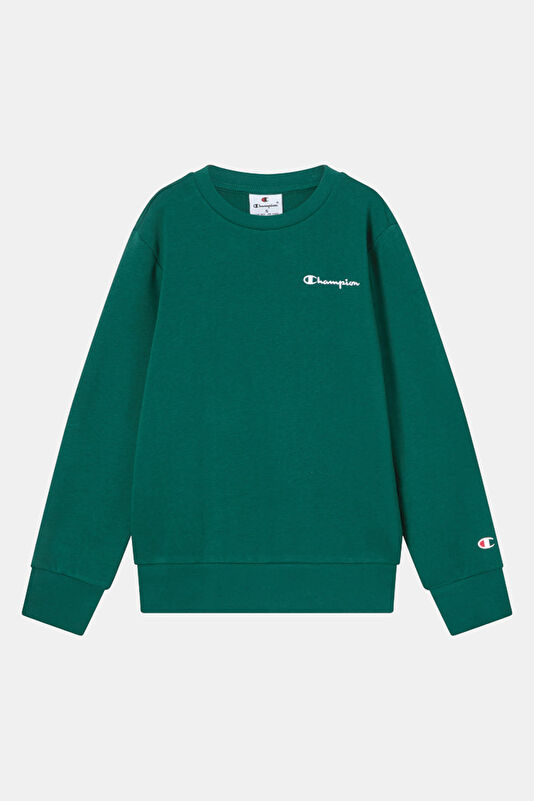 Dark Green Kids' Relax Fit Hooded Sweatshirt