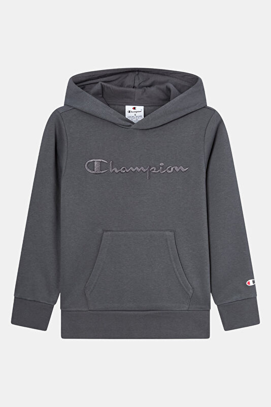 Anthracite Kids' Relax Fit Hooded Sweatshirt