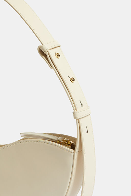 Arc De Flèu Ecru Leather Bag 4