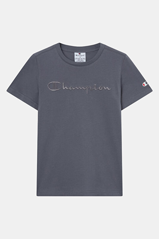 Relax Fit Anthracite Kids' Crew Neck T-Shirt