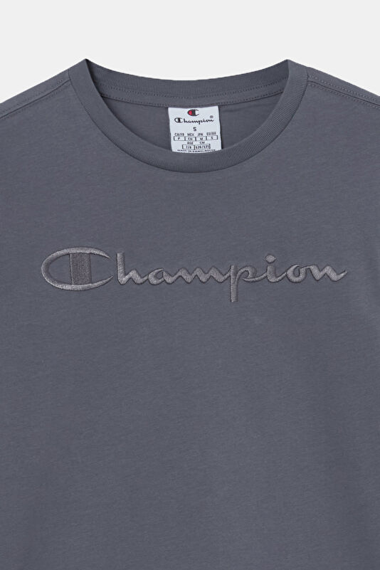 Relax Fit Anthracite Kids' Crew Neck T-Shirt 2