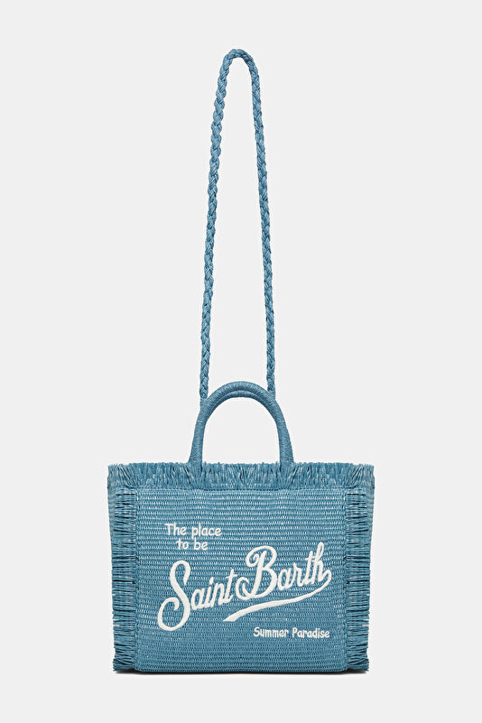 Navy Patterned Bag