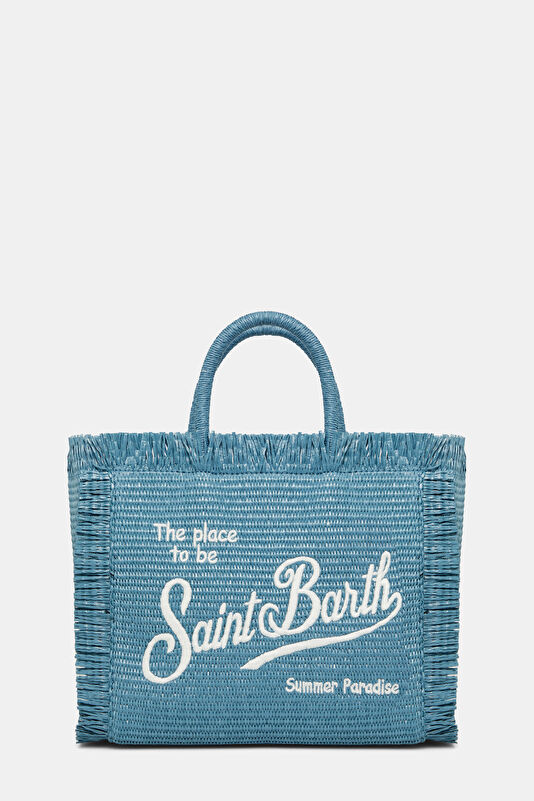 Navy Patterned Bag 2