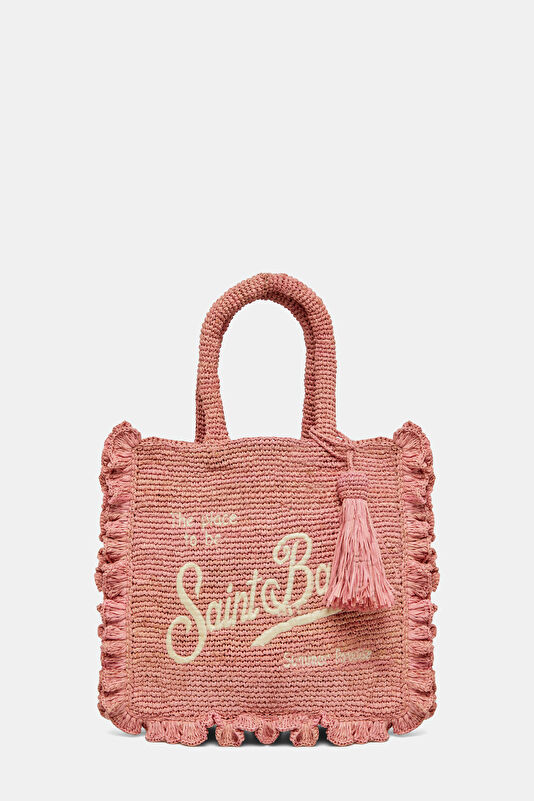 Dark Pink Patterned Bag