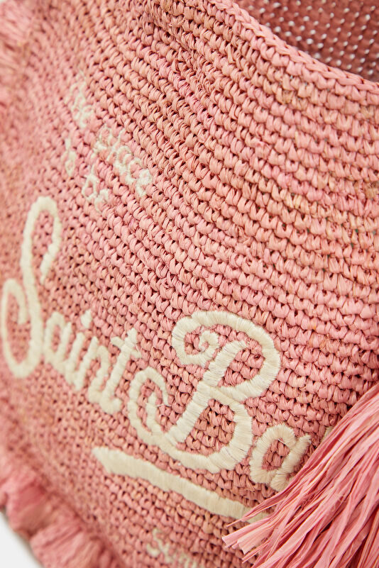 Dark Pink Patterned Bag 4