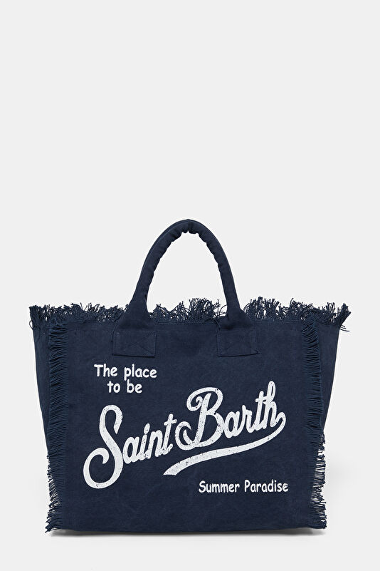 Lacivert Desenli Çanta 3