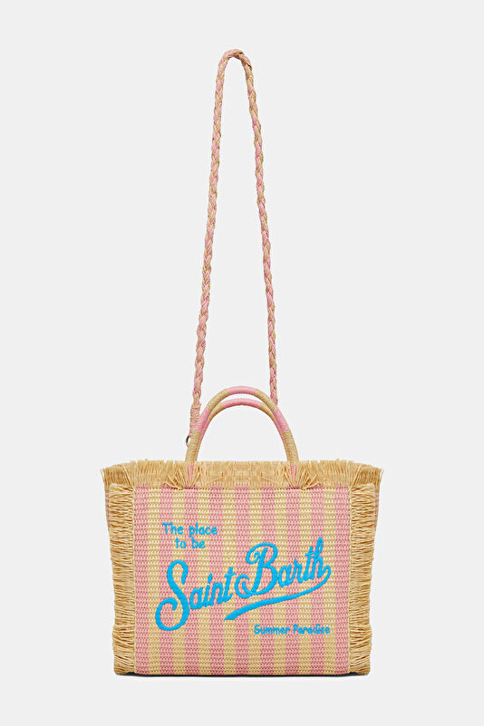 Beige Patterned Bag