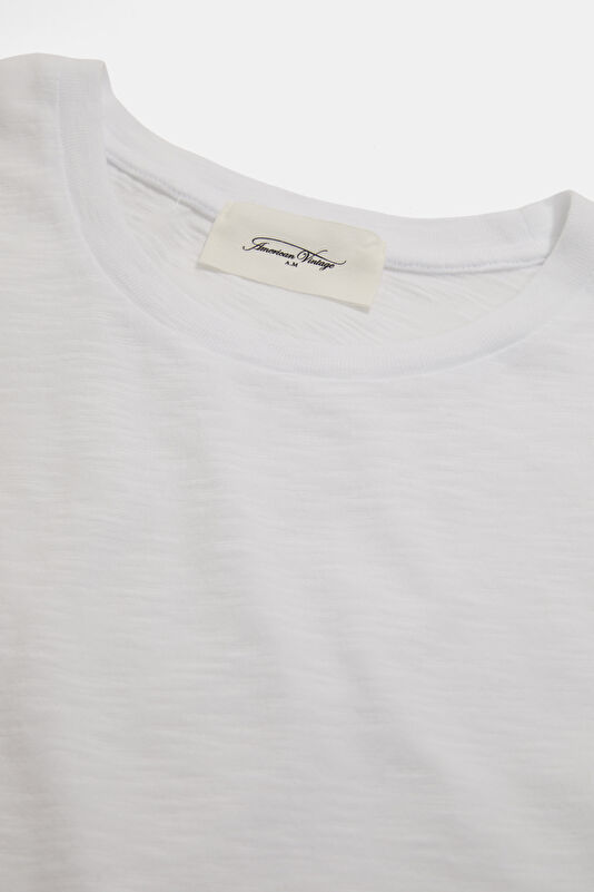 Relax Fit White Crew Neck Men's T-Shirt 3