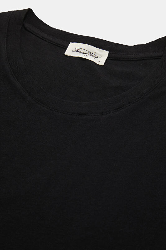 Relax Fit Black Crew Neck Men's T-Shirt 3