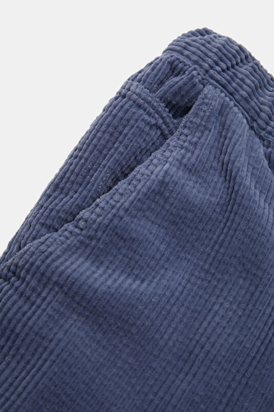 Relax Kalıp Mavi Regular Erkek Pantolon 4