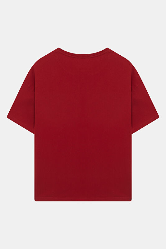Relax Fit Red Men's T-Shirt 2