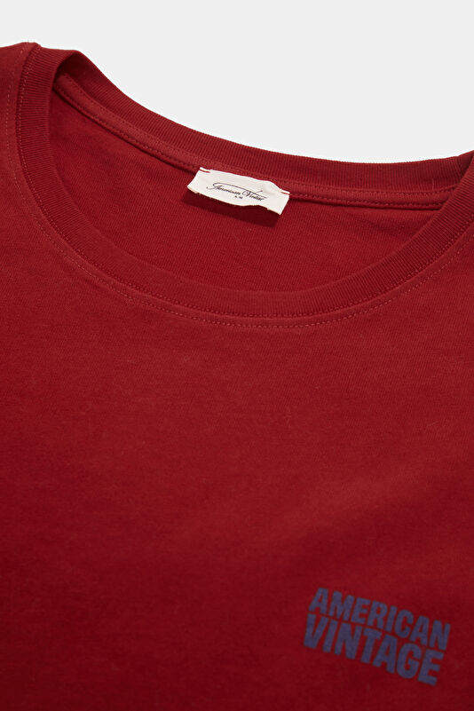 Relax Fit Red Men's T-Shirt 3