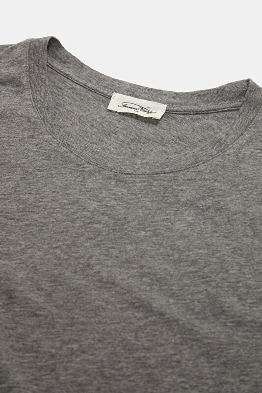 Relax Fit Gray Crew Neck Men's T-Shirt 3