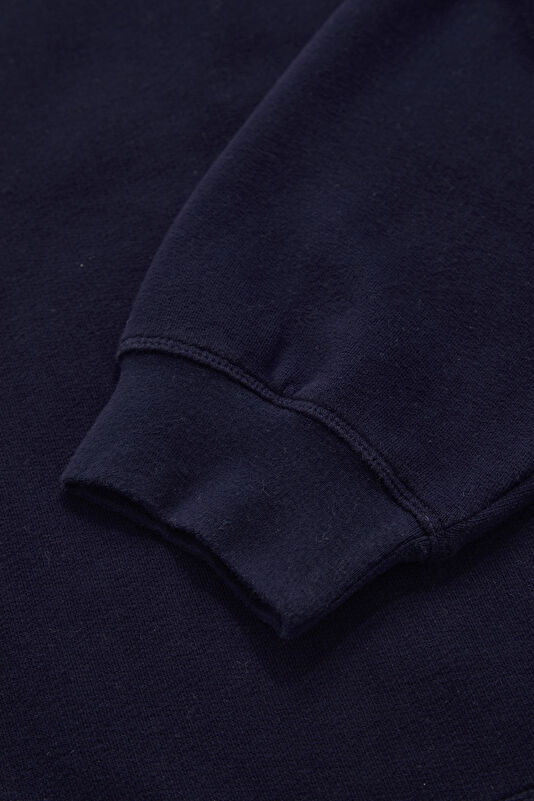 Lacivert Relax Kalıp Bisiklet Yaka Erkek Sweatshirt 4