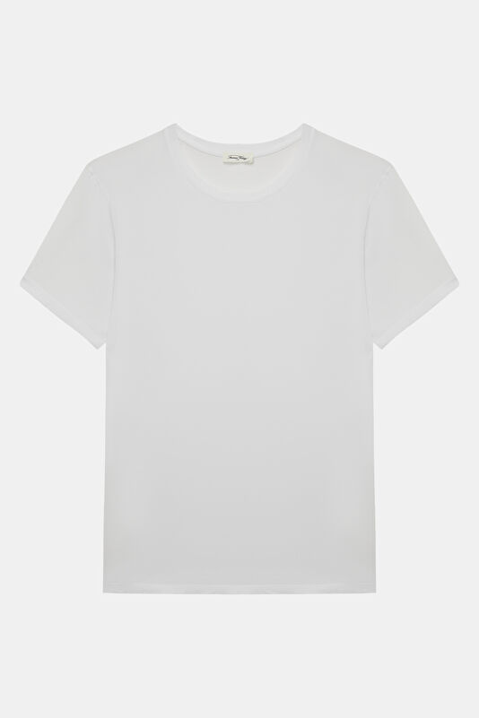 Relax Fit White Crew Neck Men's T-Shirt