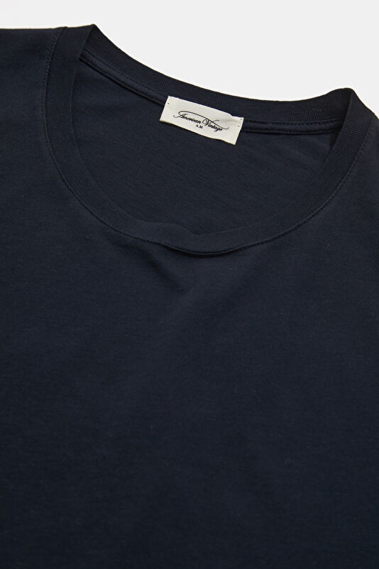 Relax Fit Navy Blue Crew Neck Men's T-Shirt 3