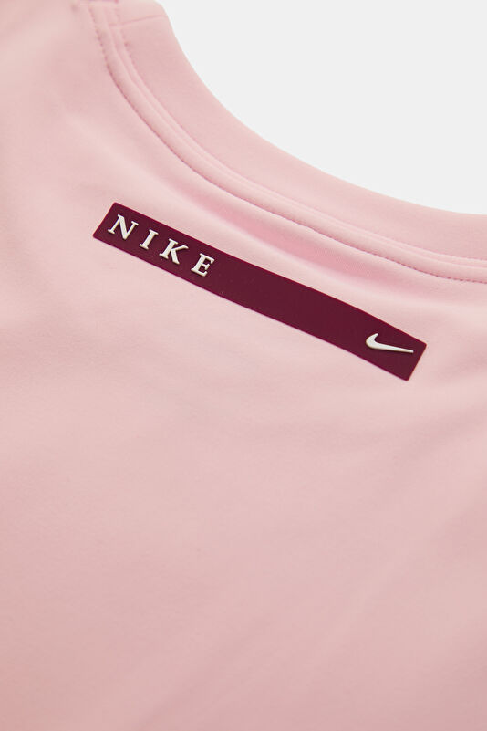 Açık Pembe Bisiklet Yaka Kadın T-Shirt 4