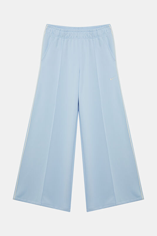 Blue Wide-Leg Women's Sports Pants