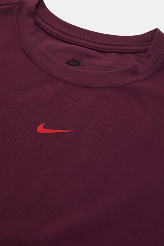 Bordo Bisiklet Yaka Kadın T-Shirt 3