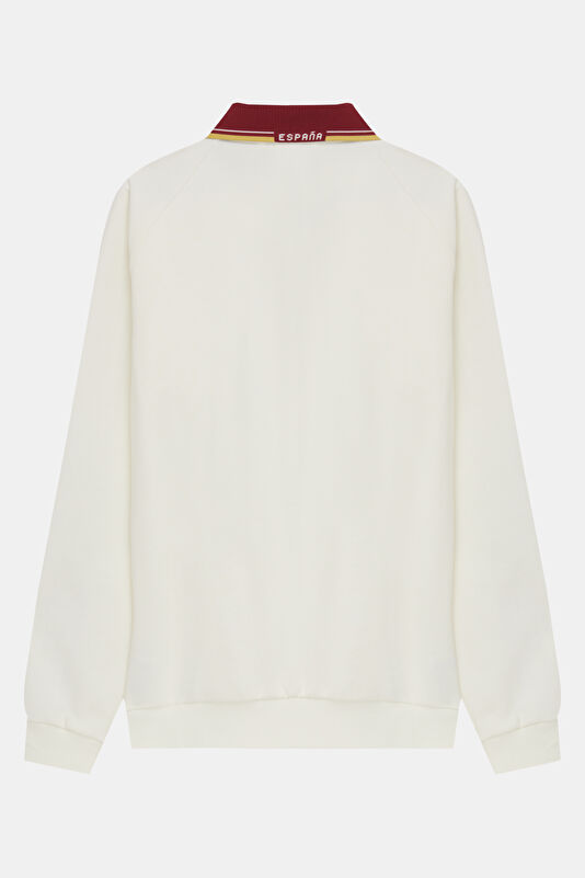 Cream Zippered Men's Jacket 2