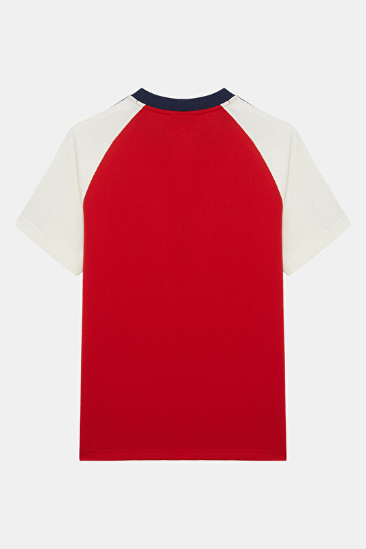 Relax Fit Red Crew Neck Men's T-Shirt 2