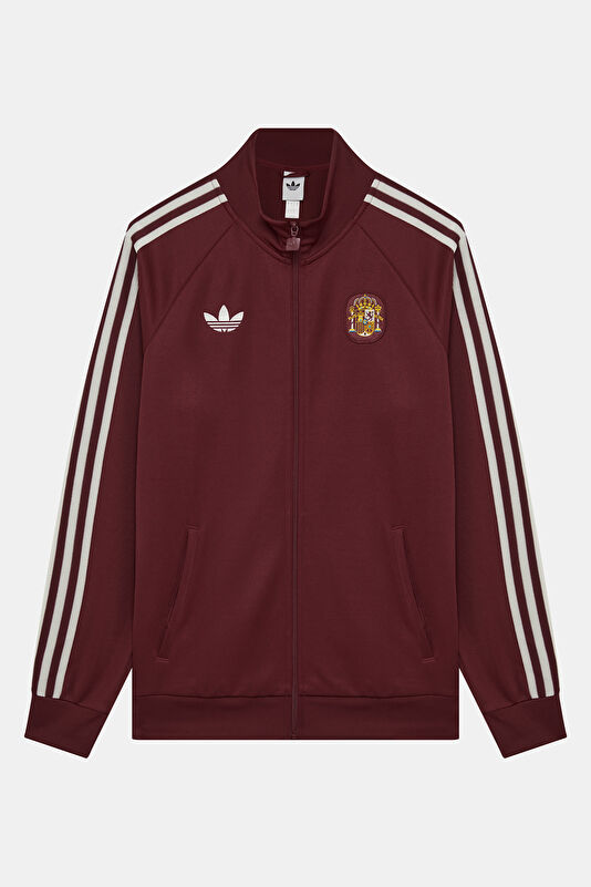 Burgundy Zip-Up Men's Jacket