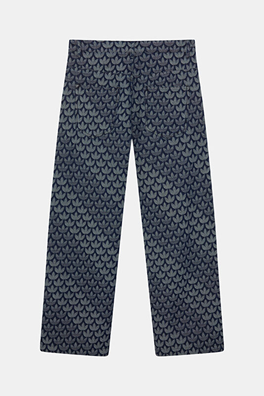Monogram PT Relax Fit Indigo Wide-Leg Jeans Men's Pants 2